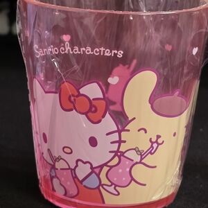 Sanrio Hello Kitty & Pom Pom Purin Pink Cup